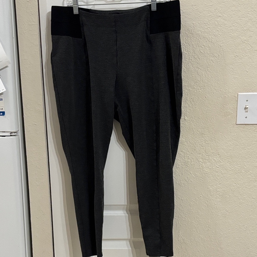 Lane Bryant Charcoal and Black Pants